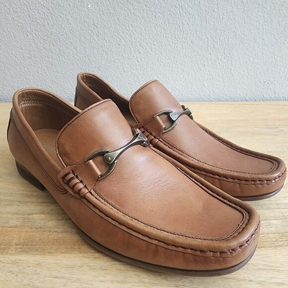 Donald Pliner Shoes Mens Size 10.5 Leather Bit Loafers Slip On Dannie01 main image 10